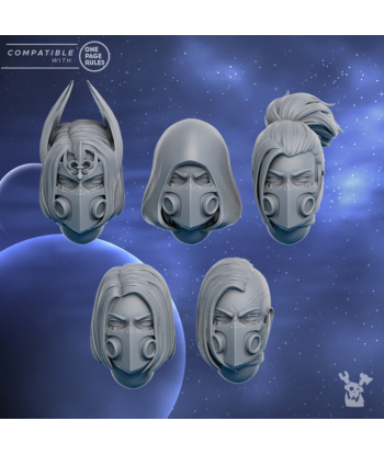 lot de têtês filles de la lune